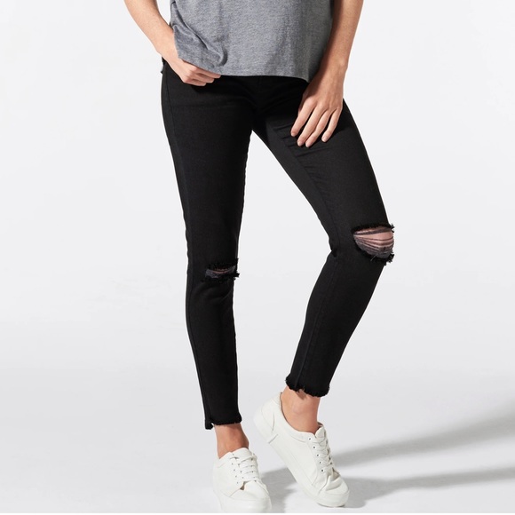 ASOS Maternity Denim - ASOS maternity ripped skinny boyfriend jeans